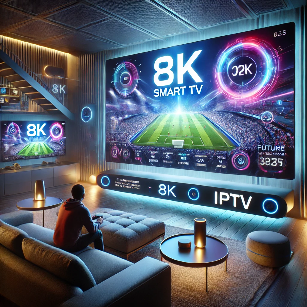 Modern Scandinavian living room with IPTV in Finland